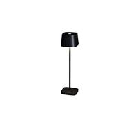 Konstsmide 7829-750 Capri Mini Lampe de table sans fil pour intérieur/extérieur Noir 7 x 20 x 7 cm