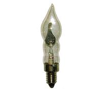 Konstsmide Ampoules à flamme scintillante 1020-020 Official Spares, 230 V 1,5 W, lot de 2, blanches