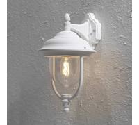 Konstsmide Applique extérieur PARMA, dimmable, blanc, Aluminium, Maison de campagne / Rustique, Applique Exterieur