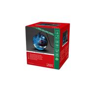 Konstsmide Boule hologramme 3D avec paysage hivernal, minuteur 2H, à poser ou à suspendre, 64 diodes, intérieur (USB)