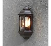 Konstsmide Cagliari Applique murale d'extérieur simple lanterne noir mat, IP43 Noir G