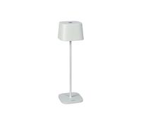 Konstsmide Lampe de table Capri 7814-250 – blanche, intérieur/extérieur, port USB, batterie