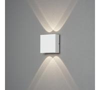 Konstsmide Chieri 2x2 7891-250 Applique extérieure, Applique CEE: F (A - G) 4 W blanc