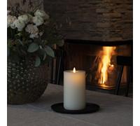 Konstsmide Christmas Bougie parfumée en cire véritable, coulée à la main, mode extinction, LED, 1623-115,