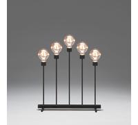 Konstsmide Christmas Chandelier métallique à pointes, LED, 3964-710TR,