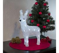 Konstsmide Christmas Lampe de table en forme de renne, à piles, LED, 6158-203,