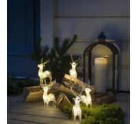Konstsmide Christmas Lot de 5 rennes LED, 6288-103,