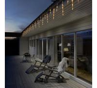 Konstsmide 2746-802 Rideau Lumineux Stalactites à LED, Plastique, 2 W, Or, 1540 x 1 x 26 cm