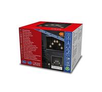 Konstsmide Christmas Window Lights/LED Star Light Curtain/Outdoor or Indoor (IP44) / 48 Warm White Diodes/Transparent Cable,4045-103EE