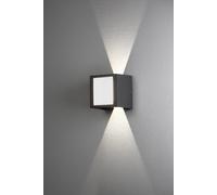 Konstsmide Lampe en aluminium laqué anthracite