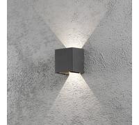 Konstsmide Cremona Applique murale à 2 sources lumineuses, faisceau orientable, LED, 7959-370,