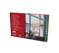 Konstsmide Décoration de fenêtre en Forme d'ange pour intérieur (IP20) 230 V 50 Ampoules LED remplaçables Blanc Chaud Câble Blanc