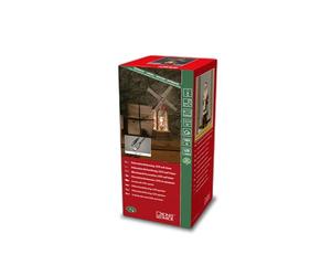 Konstsmide Décoration de Noël LED Boule à Neige Scène de Père Noël et moulin à vent rotatif Rempli d'eau avec minuterie de 5 heures Fonctionne avec piles et USB Intérieur 3 x C 1,5 V (non inclus)