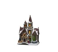 Konstsmide Décorations de Noël Scène LED, avec Musique, Fonctionne à Piles ou USB, intérieur, câble Noir, polyrésine PVC, résine, Multicolore