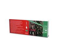 Konstsmide Éclairage pour sapin à LED, 12 bougies d'arbre sans câble avec clip, avec télécommande, clignotement lent, minuterie 5h, 24_diodes_blanc_chaud, à piles, intérieur, 1911-210