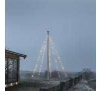 Konstsmide Fahnenmastbeleuchtung Éclairage LED pour mât de drapeau avec anneau, 4781-137,