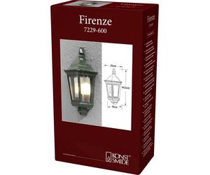 Konstsmide Firenze 7229-600 Applique extérieure E27 100 W vert