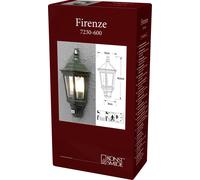 Konstsmide Firenze 7230-600 Applique extérieure avec détecteur de mouvement E27 100 W vert