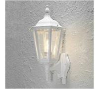 Konstsmide Firenze 7236-250 Applique extérieure avec détecteur de mouvement E27 100 W blanc