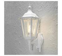 Konstsmide Firenze 7236-250 Applique extérieure avec détecteur de mouvement E27 100 W blanc