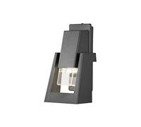 Konstsmide Gnosjö 7979-370 Applique murale extérieure en aluminium Anthracite 13,5 x 13,5 x 27 cm