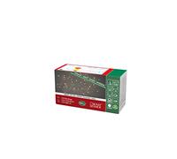 Konstsmide Guirlande Lumineuse de Noël à LED pour intérieur (IP20) - 100 diodes Blanches ambrées - Transformateur intérieur 3 V - Fil de cuivre