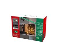 Konstsmide Guirlande lumineuse micro-LED compactes, 400 diodes blanc chaud, Transformateur intérieur 30V, Câble noir - 3876-100