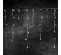 Konstsmide Guirlande lumineuse stalactites, effet chute de neige pour l'extérieur 24 V CEE: G (A - G) 200 LED ambré