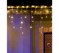 Konstsmide Guirlande lumineuse stalactites, effet chute de neige pour lextérieur 24 V CEE: G (A - G) 200 LED blanc chaud