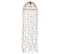 Konstsmide Guirlande lumineuse stalactites pour l'extérieur 230 V/50 Hz CEE: E (A - G) 400 LED blanc chaud (Ø x H) 300 mm x 950 mm