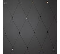 Konstsmide Guirlande lumineuse stalactites pour l'extérieur 40 LED blanc chaud (l x H) 800 mm x 800 mm minuteur, gelé