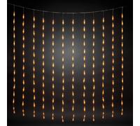 Konstsmide Guirlande lumineuse stalactites pour l'extérieur CEE: F (A - G) 400 LED ambré (l x H) 2000 mm x 2000 mm
