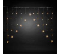 Konstsmide Guirlande lumineuse stalactites pour l'extérieur CEE: G (A - G) 41 LED blanc chaud (l x H) 140 cm x 120 cm
