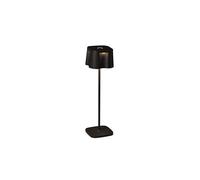 Konstsmide Lampe de table Nice | Noir | Intérieur/Extérieur | Lampe de table USB | Aluminium | 2 couleurs de lumière | 3 modes d'éclairage | Autonomie jusqu'à 20h | 7818-750, 10cm (L)/10cm (L)/10cm