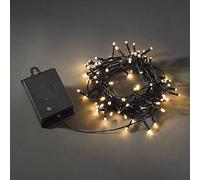 Konstsmide LED Guirlande lumineuse, en plastique, noir