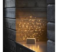Konstsmide Metallsilhouette Lampe de table à 5 cercles, LED, 1784-787,