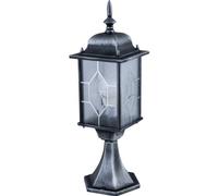 Lampadaire extérieur Konstsmide 7246-759 Milano Ampoule à économie dénergie E27 75 W noir, argent