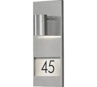 Konstsmide Modena 7655-000 Eclairage pour numéro de maison GU10 35 W acier inoxydable