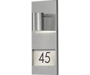 Konstsmide Modena 7655-000 Eclairage pour numéro de maison GU10 35 W acier inoxydable