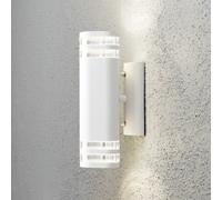 Applique DExtérieur Modena À 2 Lampes, Blanche Blanc