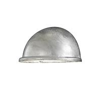 Konstsmide Torino 7325-320 Applique Murale d'extérieur avec Petite Lampe Murale d'extérieur 25 W E14 Max et lentille Acrylique Opale givrée IP23 en Acier galvanisé Brut