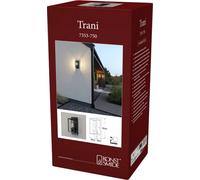 Konstsmide Trani 7353-750 Applique extérieure E27 20 W noir