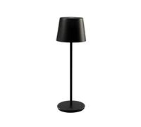 Konstsmide Vence 7888-750 Lampe de table LED sans fil pour intérieur/extérieur Noir 11,5 x 32 x 11,5 cm