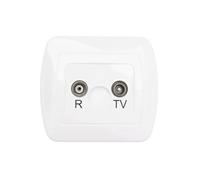 Kontakt-Simon AA10/11 Prise de courant en plastique IP20 Blanc 90 mm 36 mm 80,5 mm