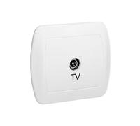 Kontakt-Simon AAK3/11 Prise de courant en plastique IP20 Blanc 90 mm 33 mm 80,5 mm