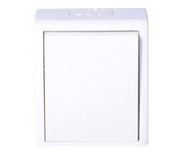 Connecteur simple N/T IP54 encastré AQUARIUS blanc AQW1L/11