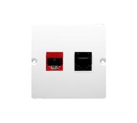 Kontakt-Simon BM5T.02/11 Prise de courant en plastique IP20 Blanc 67 mm 31 mm 67 mm