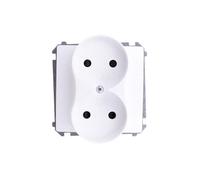 Kontakt-Simon BMG2MZ.01/11 Prise de courant en plastique IP20 Blanc 250 V 75 mm 45 mm