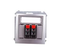 Kontakt-Simon BMGL3.01/21 Prise de courant en acier inoxydable IP20 75 mm 55 mm 75 mm