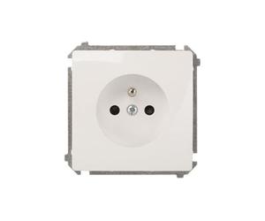 Kontakt-Simon BMGZ1Z.01/11 Prise de courant en plastique IP20 Blanc 250 V 75 mm 40,5 mm